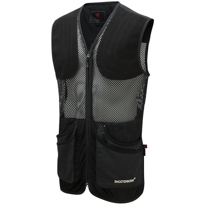 Clay Shooter Summer Vest Black