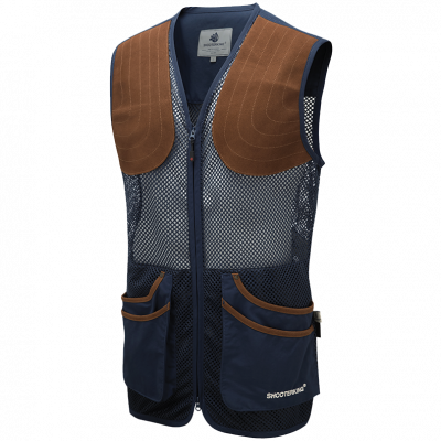 Clay Shooter Summer Vest Blue