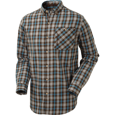 Moorland Shirt Lake Blue/Brown Men