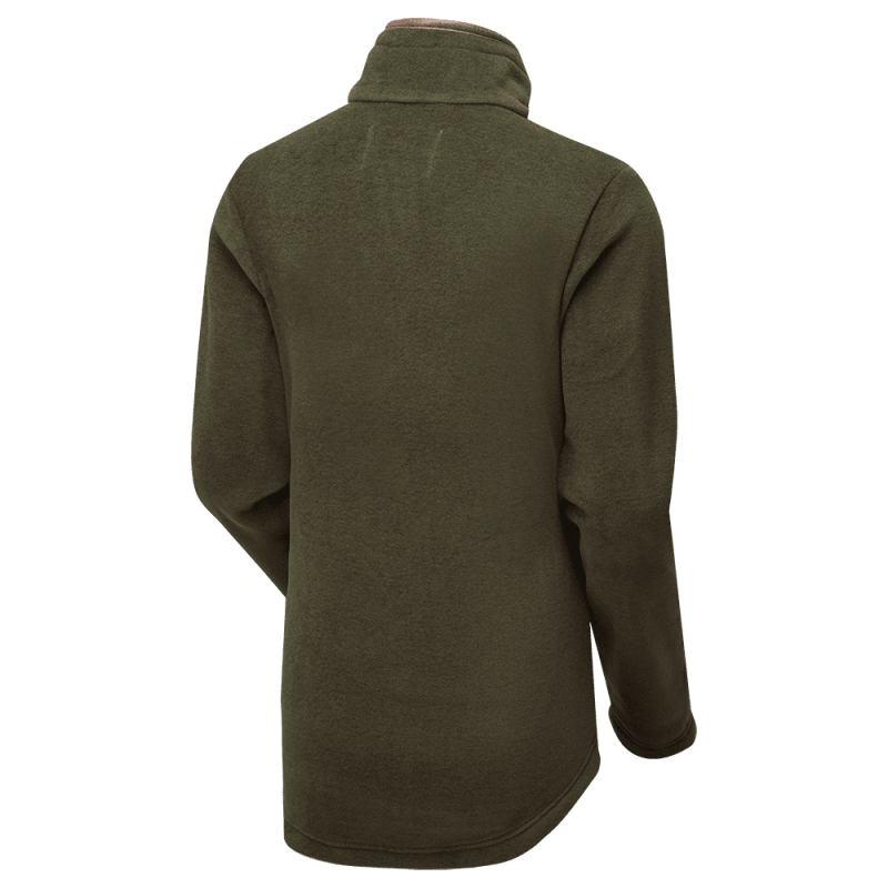 Oxford Fleece Jacket Green Melange Women - Image 2