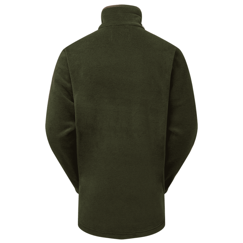 Oxford Fleece Jacket Green Melange - Image 2