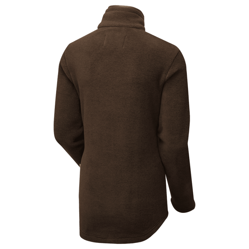 Oxford Fleece Jacket Brown Melange Women - Image 2